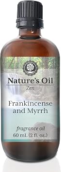 Frankincense and Myrrh Fragrance Oil for Perfume, Cologne, Diffusers, Soap Making, Candle Making, Lotion, Home Scents, Linen Spray, Bath Bombs, Slime 2 Fl Oz
