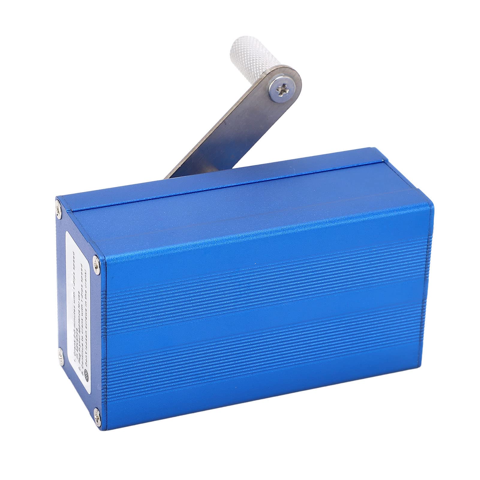Generador de Mano Manivela Cargador de Teléfono de Alta Potencia con Luz COB Material de Aleación de Aluminio Fuente Recargable Portátil para Energía de Emergencia