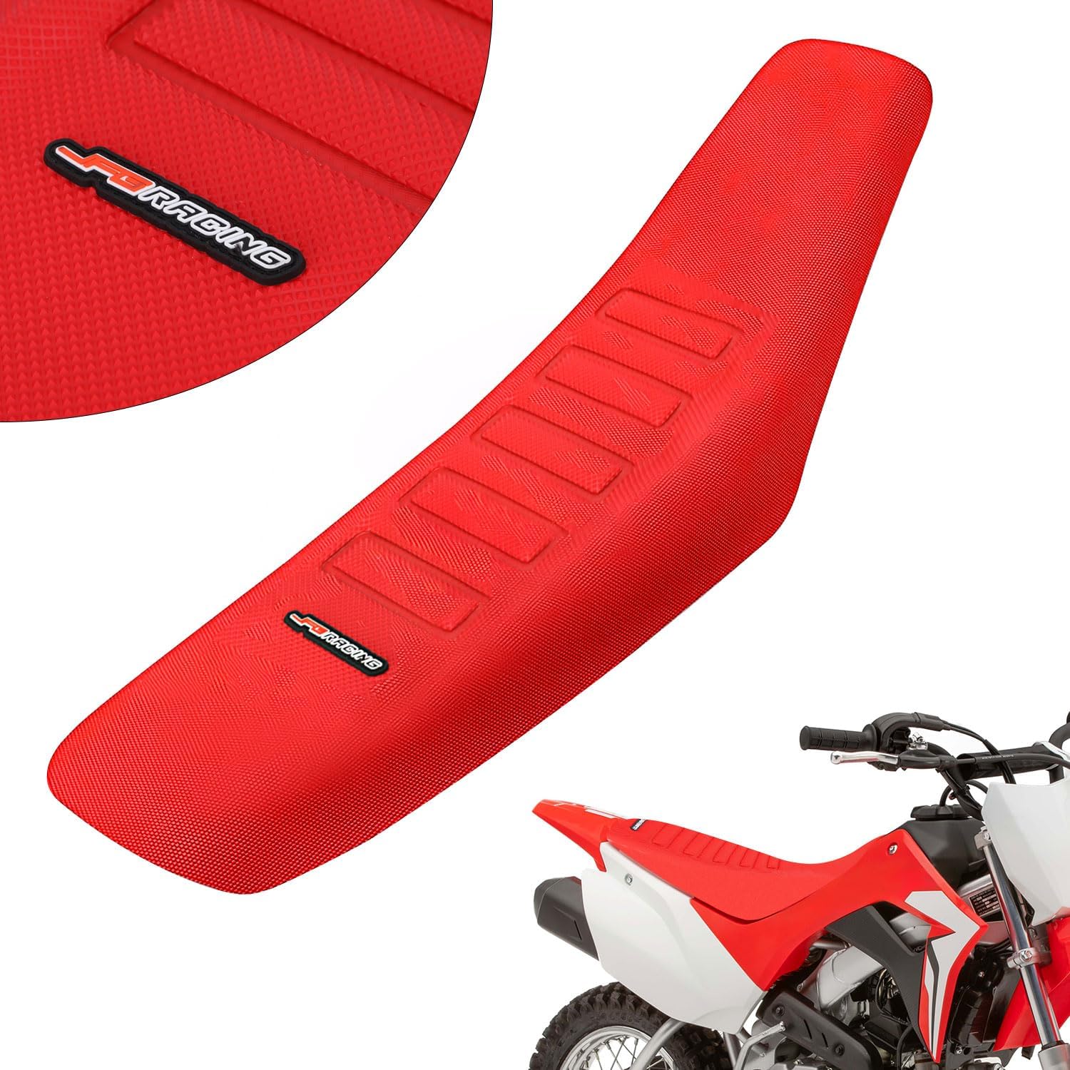 JFG RACING Dirt Bike Seat Cover Particle Surface Gripper