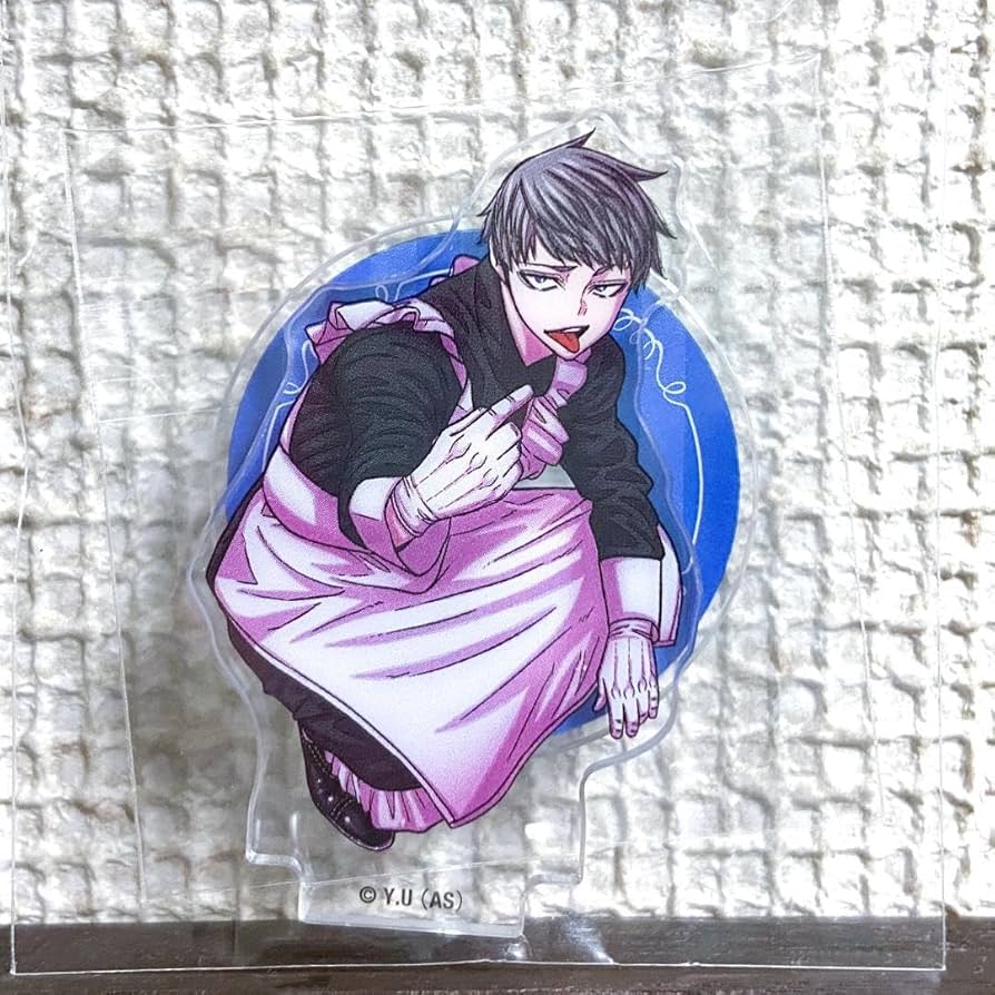 矢颪碇 ツリービレッジ アクリルスタンド ツリビレ メイド 桃源暗鬼 桃源暗鬼 ツリービレッジ 矢颪碇 メイド アクリルスタンド 矢颪