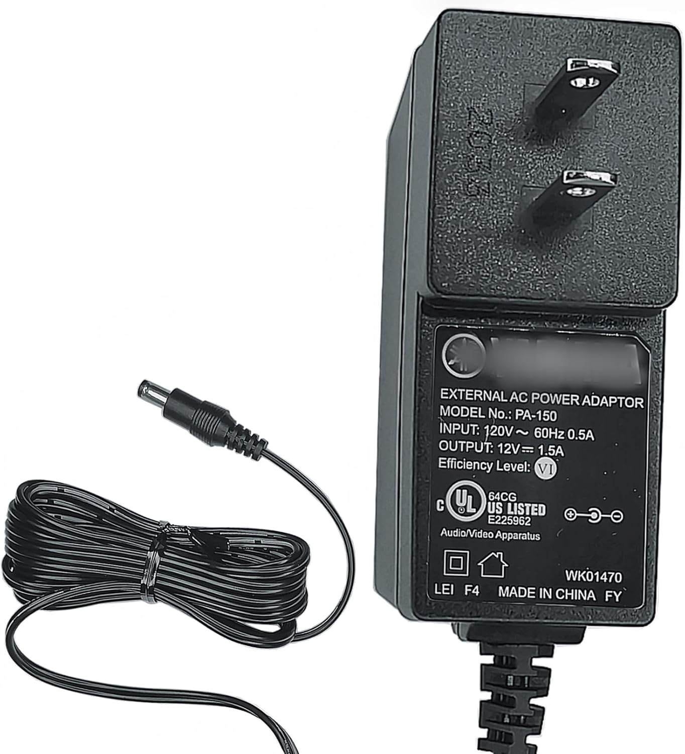 12V 1.5A AC/DC Adapter Compatible with Yamaha PA150 PA130 for PSR P YPG DGX YPT NP EZ Series MODX8+ MODX7+ MODX6+ MX88 YDD DD MU TG300 Digital Piano Synthesizer Keyboard PA-150 130 Power Supply