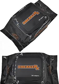 Shoe Wipes 2 Pack (60 Count) – Sneaker Cleaner Wipes, Quick Stain Remover for Shoes, Portable Disposable Travel Wipes for Sneakers