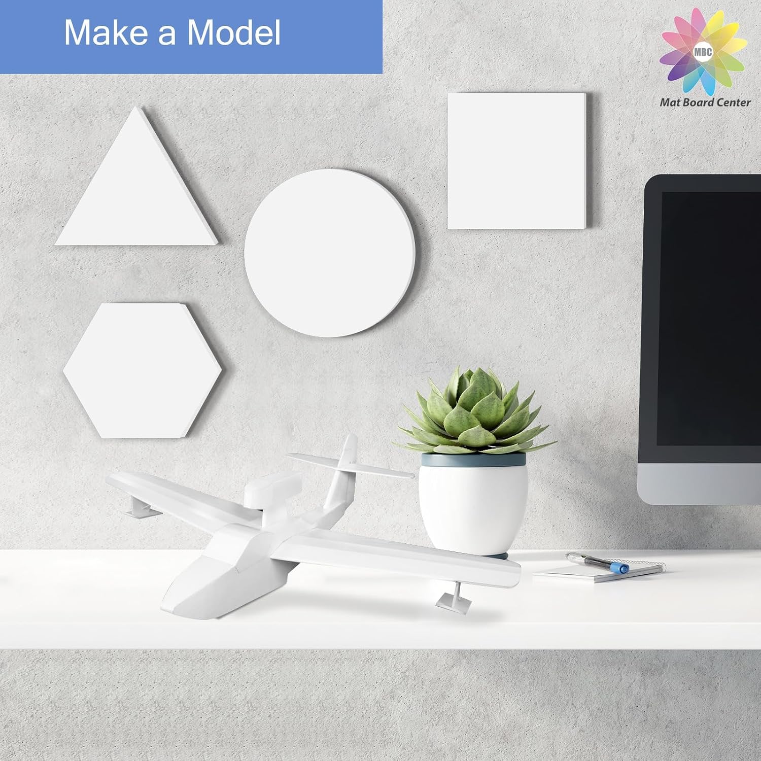 Mat Board Center, Pack of 25 Foam Boards (White Color, 11x14 1/8")