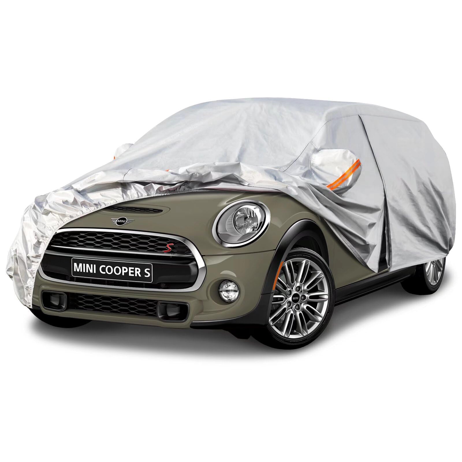Kayme Funda Coche Exterior, Compatibles con Audi A5 (2009-2025), Cubierta para Coche Impermeable Transpirable Anti-UV Antipolvo de 6 Capas, Cubre Coche con Cremallera y Forro de Algodón. — view 36
