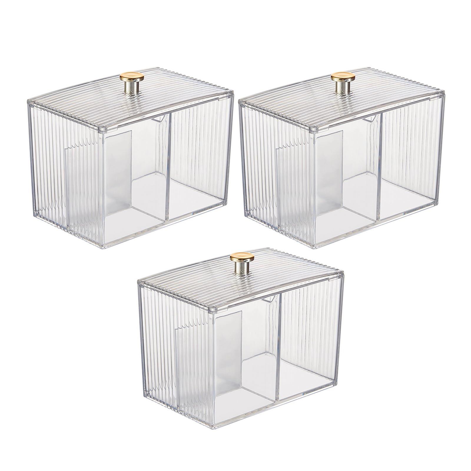 Kompakter QTIP Spenderbehälter, Make-up-Organizer, Kosmetik-Aufbewahrungsgitter für Kosmetik-Werkzeuge, Badezimmer, Essential, Badezimmer, Kosmetik-Organizer, Behälter