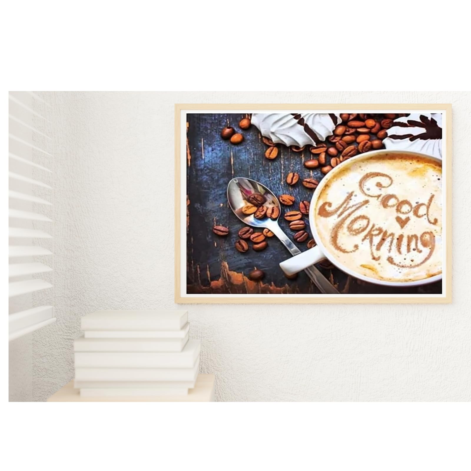 Kit Peinture Diamant 5D Fleurs Animaux Chats Paysage - Broderie Diamant Adulte DIY Décoration Murale