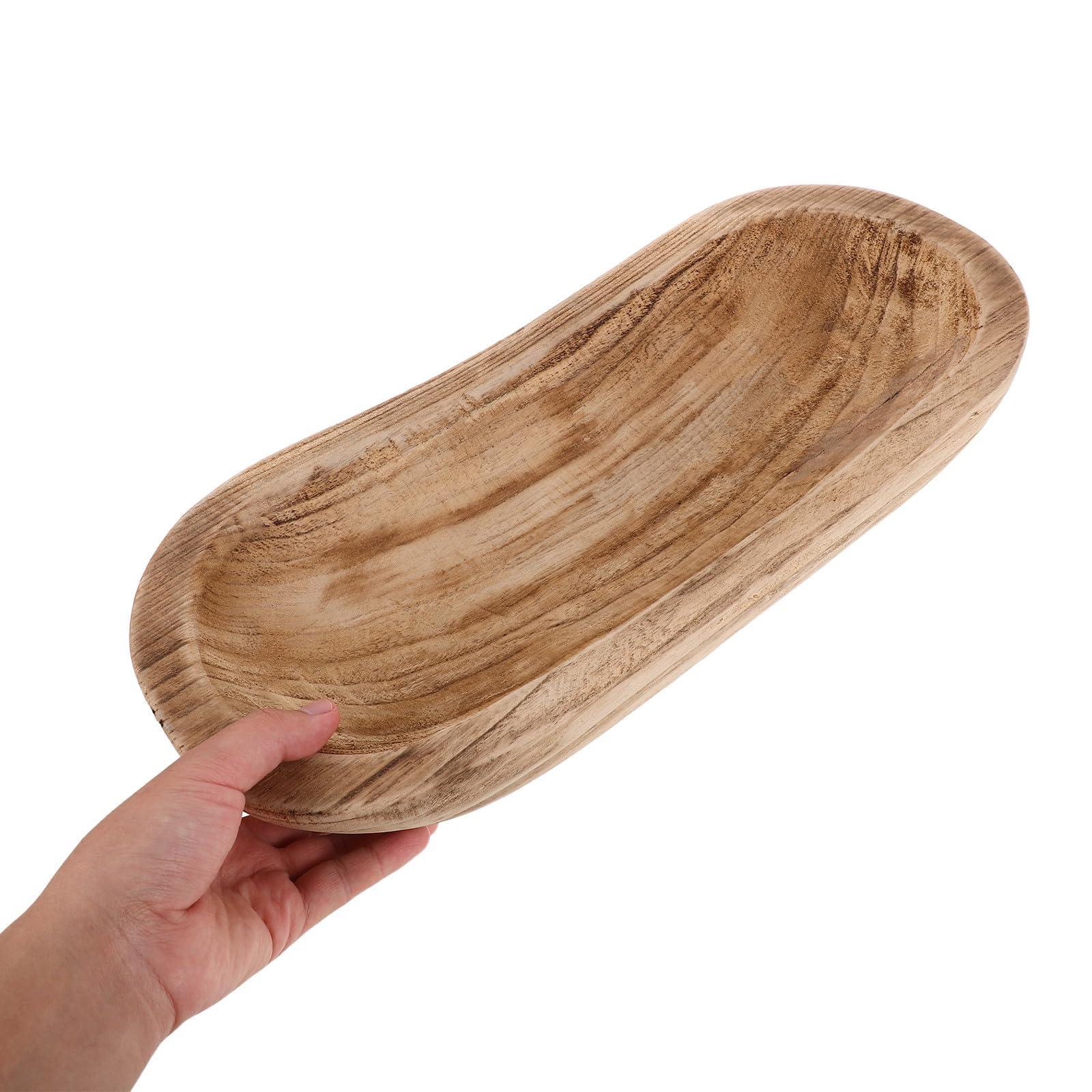 Operitacx Portacandele in Legno Rustico a Forma Lunga e Stretta, Vassoio Decorativo Multifunzionale per Centro Tavola in Stile Country Facile da Mantenere la Casa