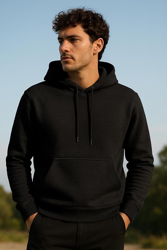 Andrew Scott Cotton Hoodie, Soft Midweight Fleece, Pullover Hooded Sweatshirt for Men - Multi Packs image 2