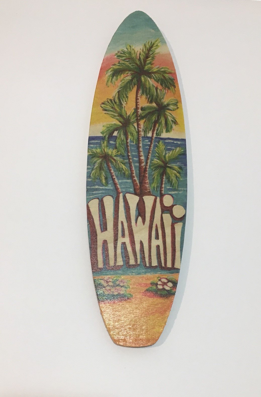 ハワイ　ハワイアンウッド　サーフボード　セボアート Amazon.co.jp: 【ハワイ直輸入】ハワイアン雑貨 夏 ビーチ 海 壁掛け