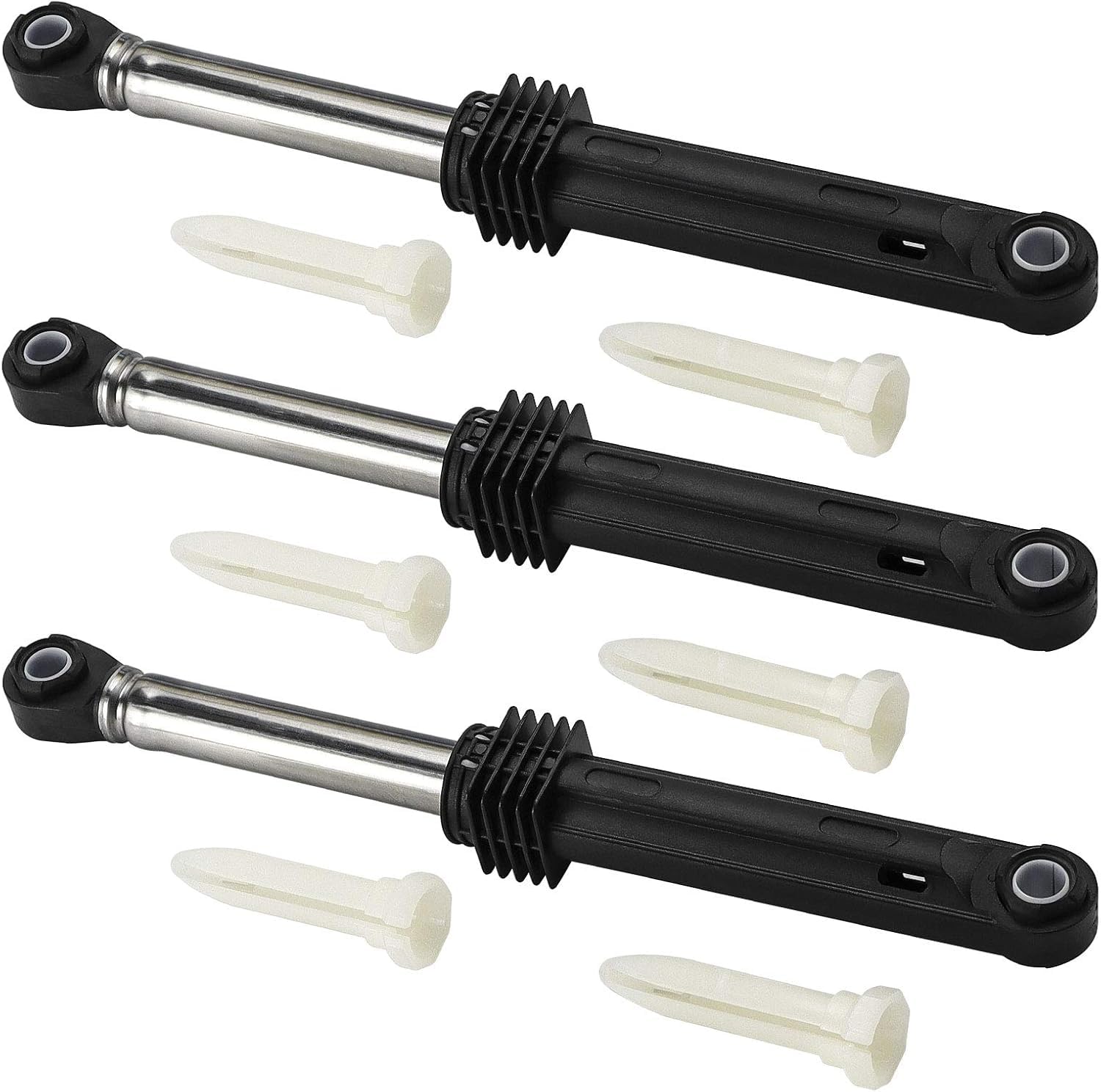 𝗨𝗣𝗚𝗥𝗔𝗗𝗘𝗗 383EER3001G 383EER3001J 4901ER2003A Washer Shock Absorber for LG Washing Machine -3 PACK -10 Years Wa-rranty Replace 383EER3001V,383EER3001F,383EER3001H,383EER3001S by TOMOON