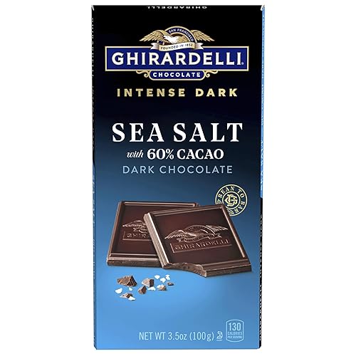 Miniatura 31 de GHIRARDELLI Barra de chocolate negro intenso, 72% cacao, regalos de chocolate para el día de San Valentín, barra de 3.5 onzas