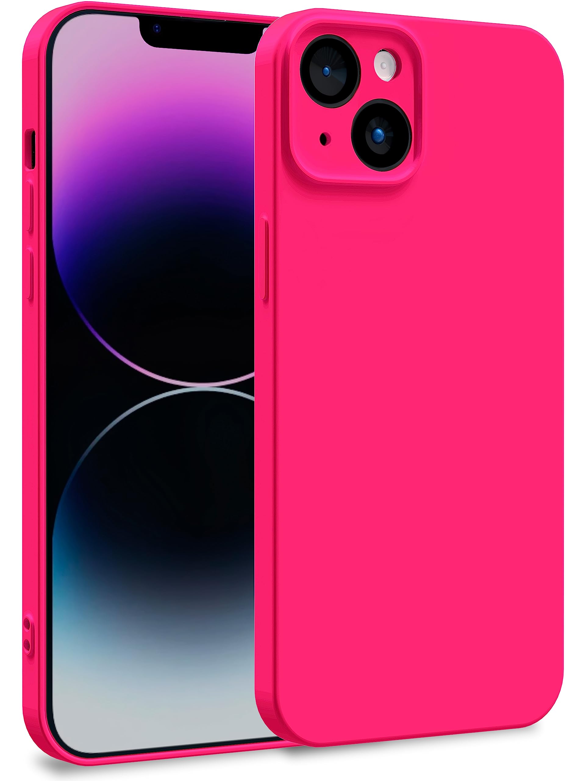 MyGadget TPU Case For IPhone 15 Plus - Cover Dual Layer With Camera Protection | Inner Lining - Soft Touch Rubber & Anti-Scratch Shell Purple - View #4