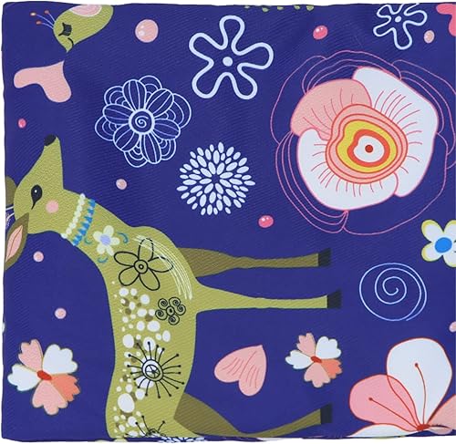 Miniatura 7 de Wontee Saco de dormir para mascotas pequeñas, saco de dormir cálido para hámsters, erizos, planeadores de azúcar, ardillas (L, alce azul)