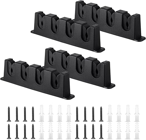 Vista 11 de Sratte 4 soportes para caña de pescar para barco de pesca, soporte de pared para caña de pescar, soporte horizontal de espuma EVA, soporte de caña