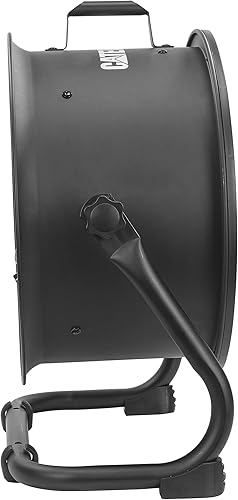 Miniatura 8 de Caterpillar® fan 14”-Blade High-Velocity Drum Fan Heavy Duty Industrial Grade (Black, 2-in-1): 2,300 CFM, 4-Speed, 360 Degree Adjustable Drum Head,
