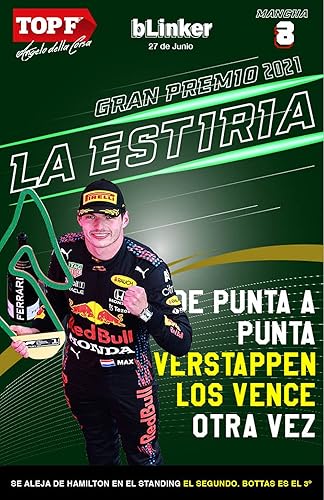 Revista bLinker de Fórmula 1: Gran Premio de Estiria 2021 (Revista bLinker de Fórmula 1 Gran Premio de Estiria 2021) (Spanish Edition)