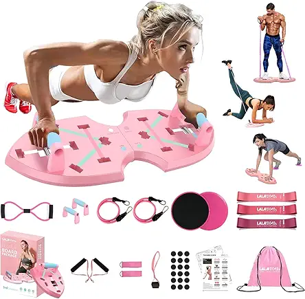 Upgraded Push Up Board: Multi-Functional Push Up Bar...