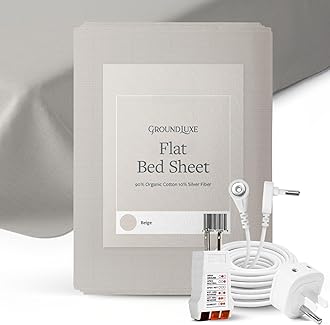 GroundLuxe Flat Full Grounding Sheet in Beige