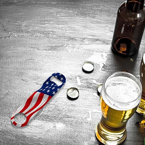 Miniatura 4 de Abridor de botellas de acero inoxidable, abridor de botellas de cerveza duradero para el hogar, cocina, bar, restaurante, fiesta, 7 pulgadas