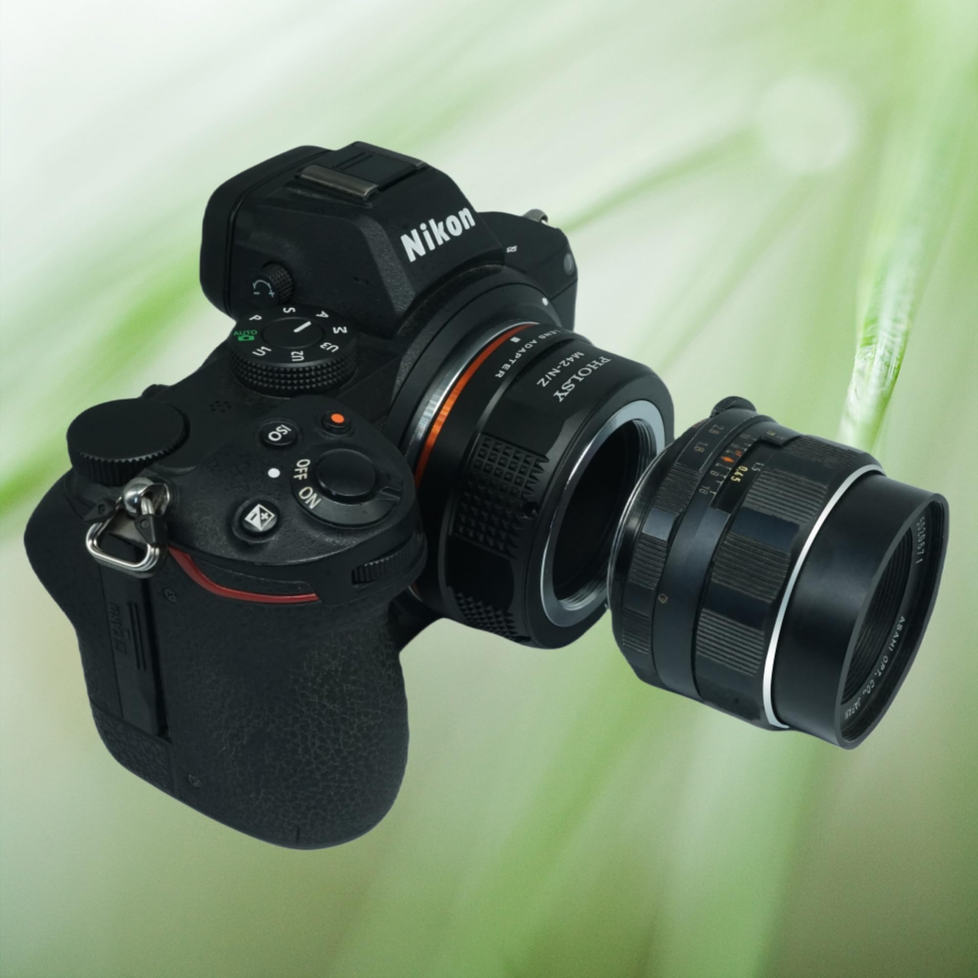 PHOLSY Manuelle Bague d'adaptation pour Objectifs: Compatible avec Les Objectifs M42 et Les Boîtiers Appareils Photo Nikon Z, M42 vers Z