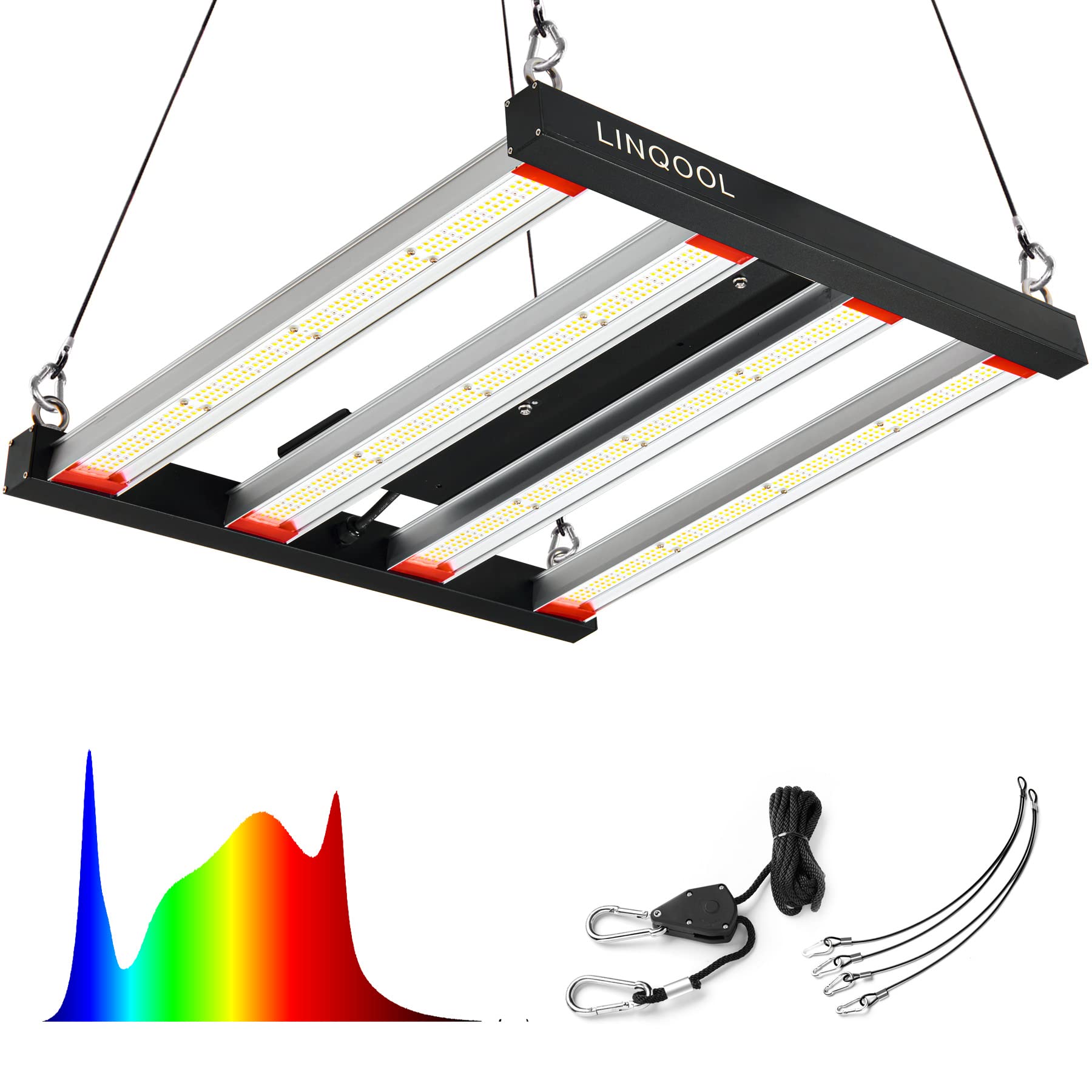 Amazon.com : LinQool 240Watt LED Grow Lights, 3x3ft Coverage, Full