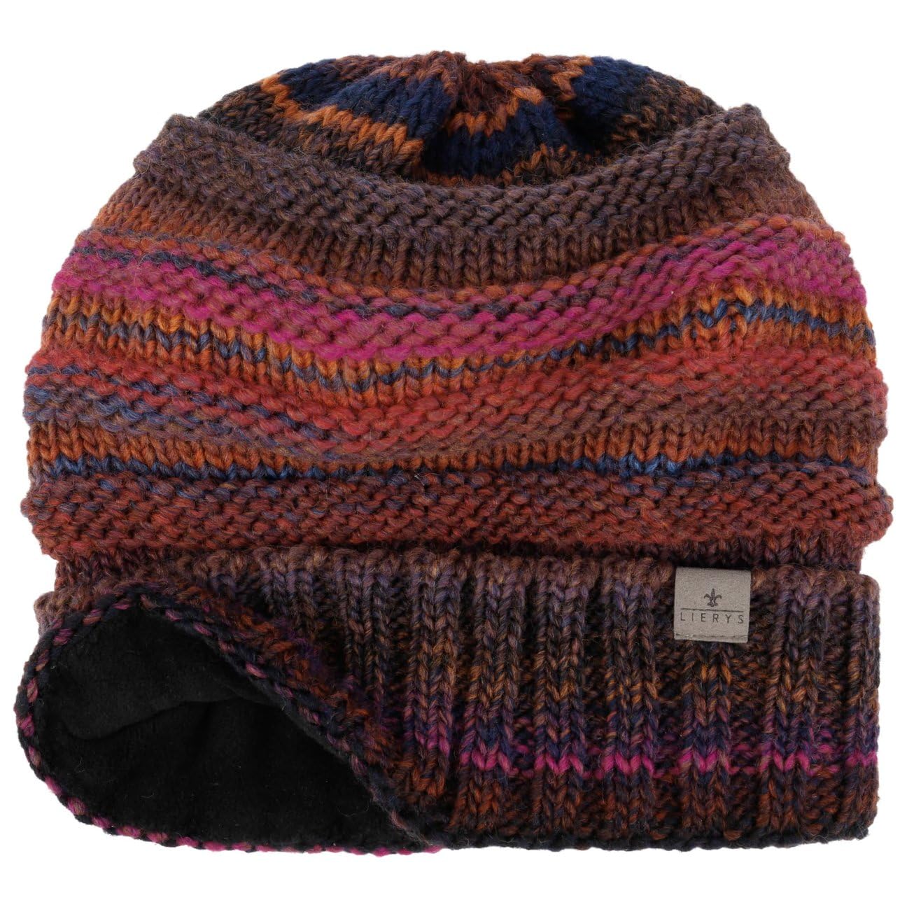 Lierys CHAPEAUSHOP Bernardo Bonnet a Revers Double en Polaire Fabrique en Allemagne Unisexe Automne Hiver