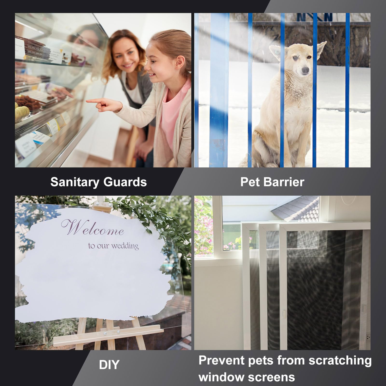 Clear PVC Sheets - 24x96 Inch Roll for Crafts & Projects -7 Clear PVC Sheets - 24x96 Inch Roll for Crafts & Projects -7