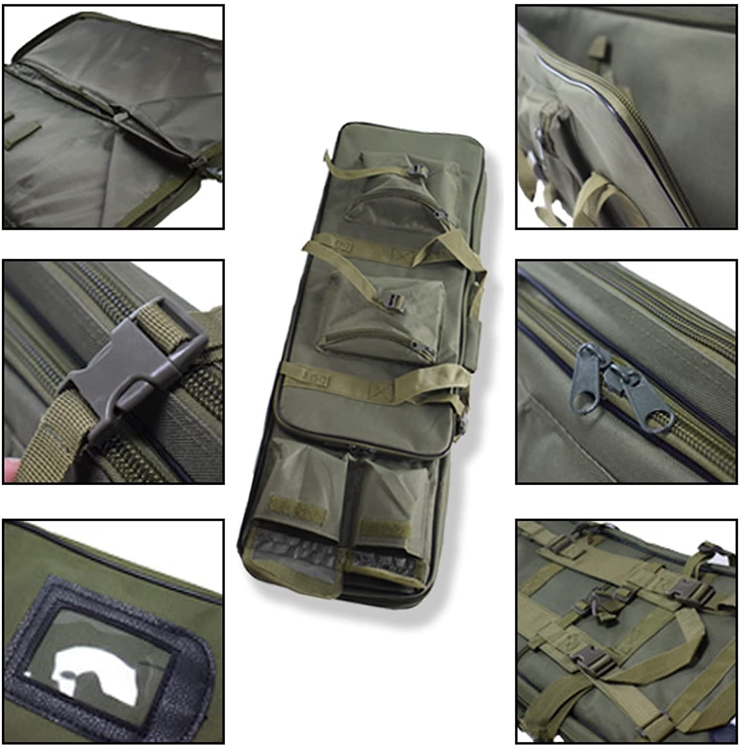 Taktyczna torba na broń, torba na karabin, plecak, karabin snajperski, airsoft, strzelanie, torby na ramię, akcesoria myśliwskie, kemping, 100 cm (120 cm)