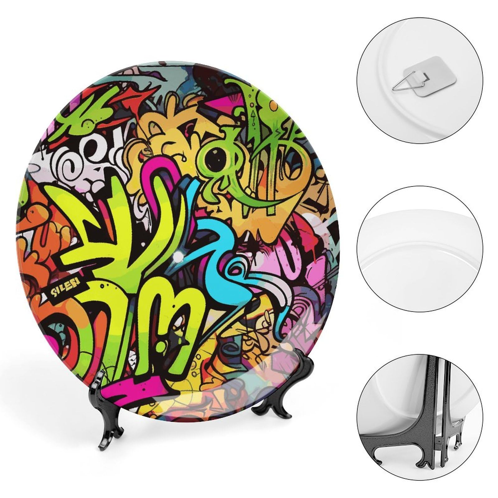 陶板ア一卜 陶板ア一卜 Amazon.com | BTCOWZRV Graffiti Drawing Ceramic