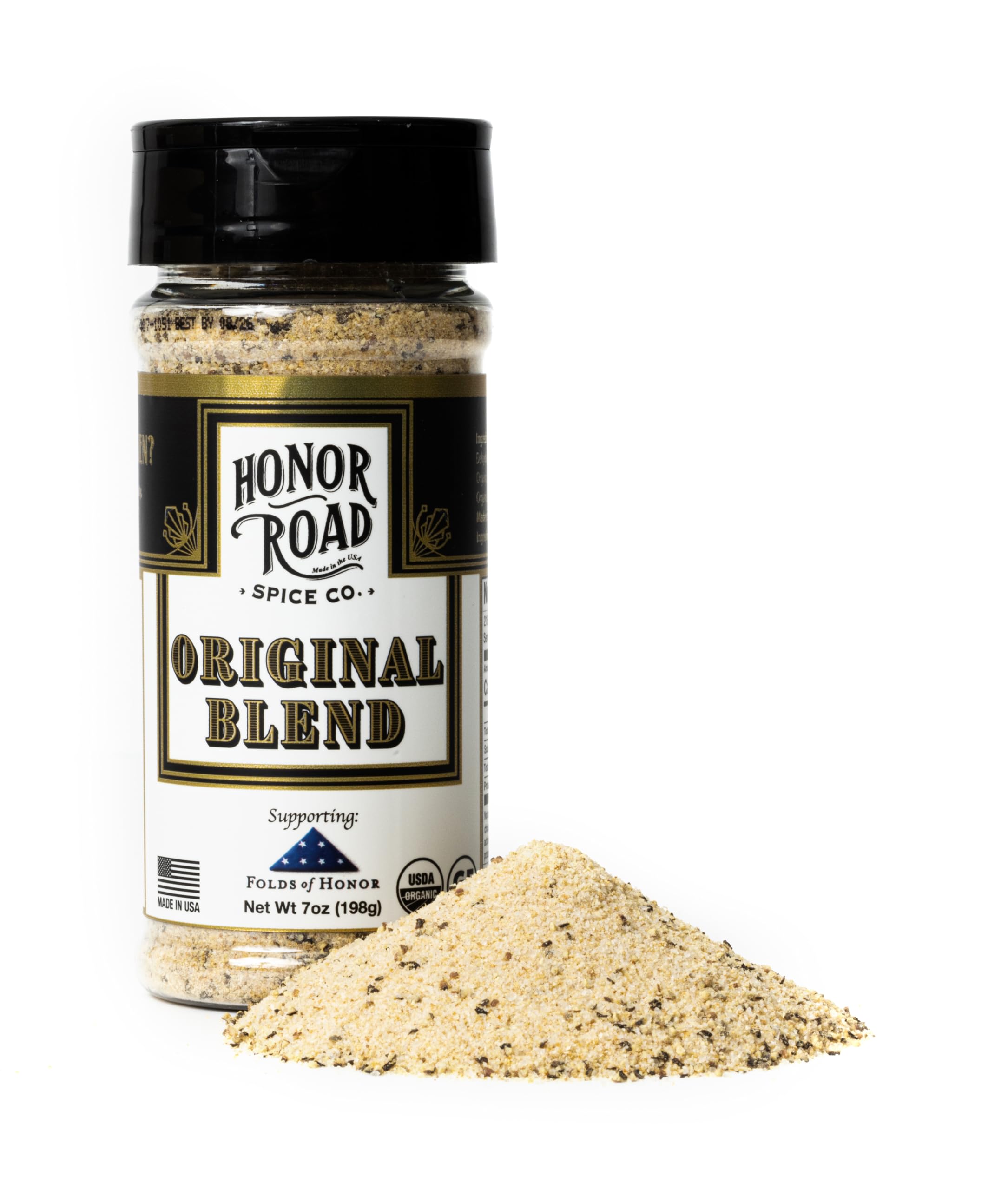 Honor Road Spice Company Original Blend | All-Purpose Seasoning | USDA Organic, Gluten-Free, Non-GMO | Clean Ingredients, No Fillers | Perfect for