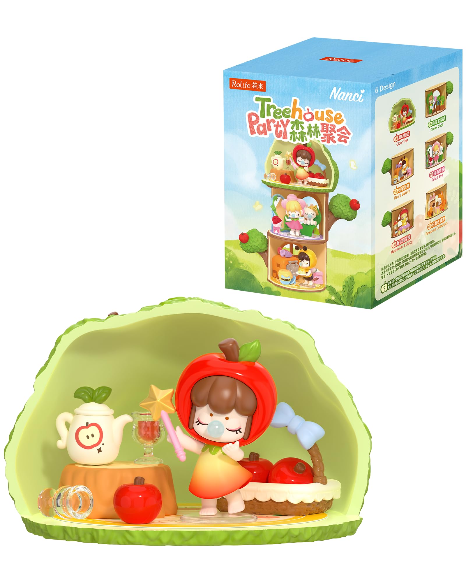 Rolife Nanci Blind Box Kawaii Collectible Action Figure (Treehouse Party)