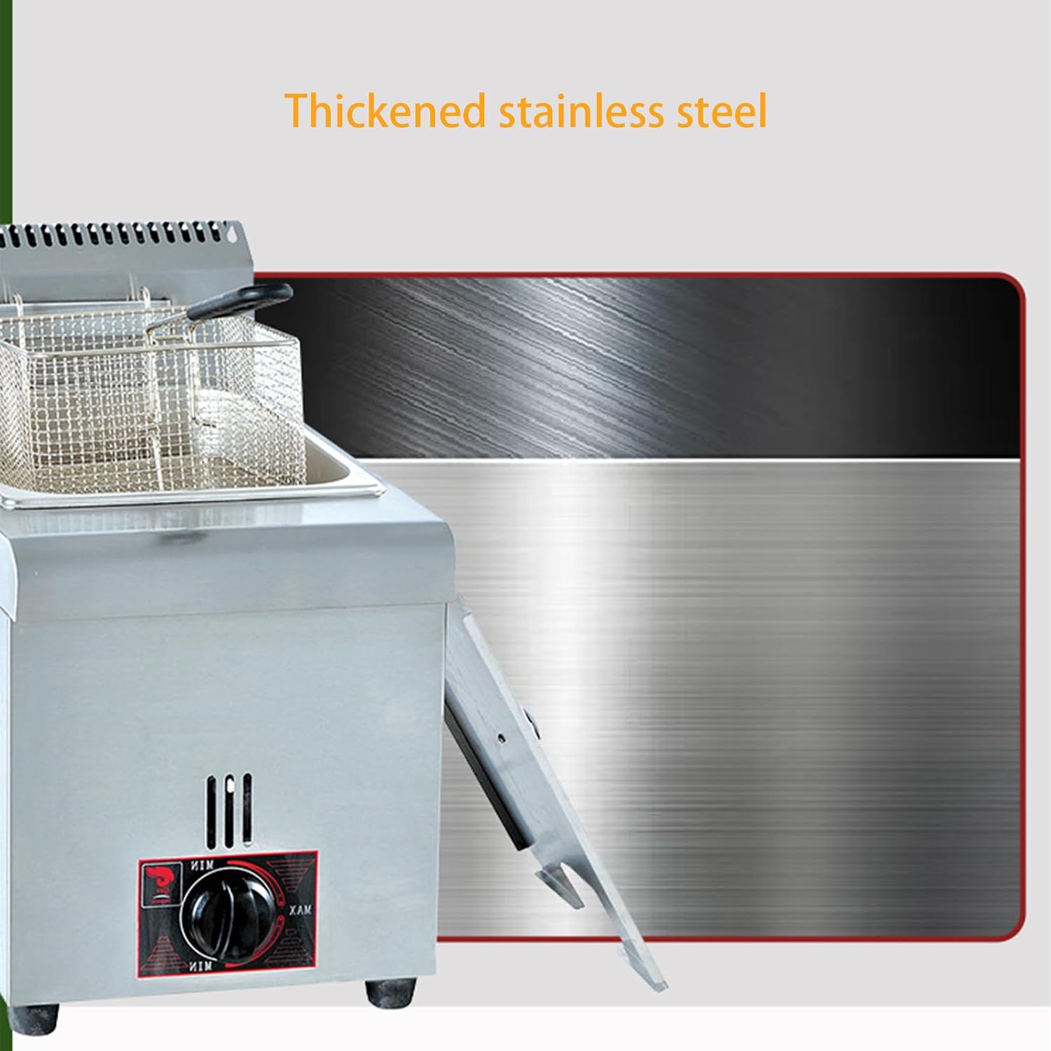 Outdoor Deep Fryer, Indoor Deep Fryer, Home Deep Fryer, for Home Restaurants Chicken Wings Chips Frying