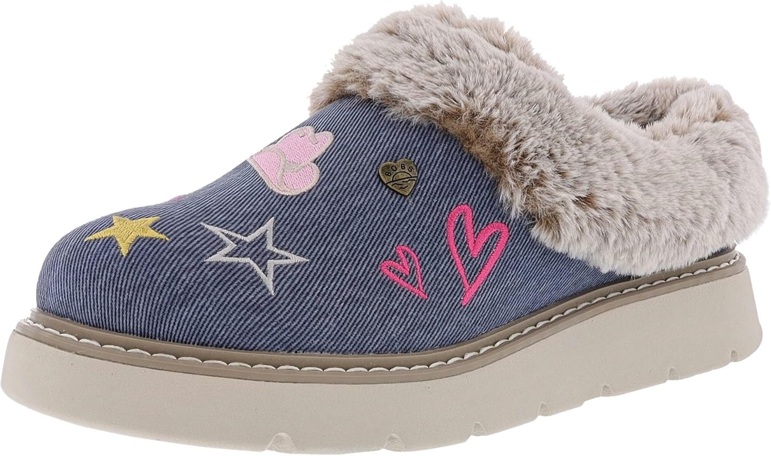 Skechers Womens Bobs Keepsakes Lite - Demin Dreams Slipper