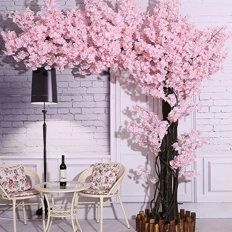 インテリア 即納 96時間限定 人工桜の木つる絹の花人工植物造花結婚式のイベントのための人工桜の木花屋内屋外パーティーレストランモールシルクフラワー 1 5m 幅1 2m Zsetbz4j6g Decalutdat Com