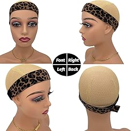 Atimiaza 2 Pcs Hairband for Wig, Leopard Lace Melting Band, Edge Wrap to Lay Edges (Pack of 2)