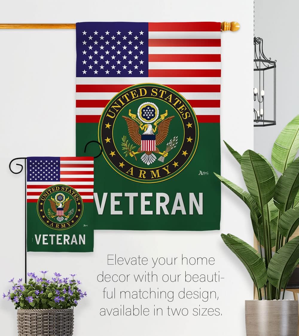 US Army Veteran Garden Flag - Armed Forces Rangers United State American Military Retire Official - House Decoration Banner Small Yard Gift Double-Sided Made In USA 13 X 18.5 - Image 8