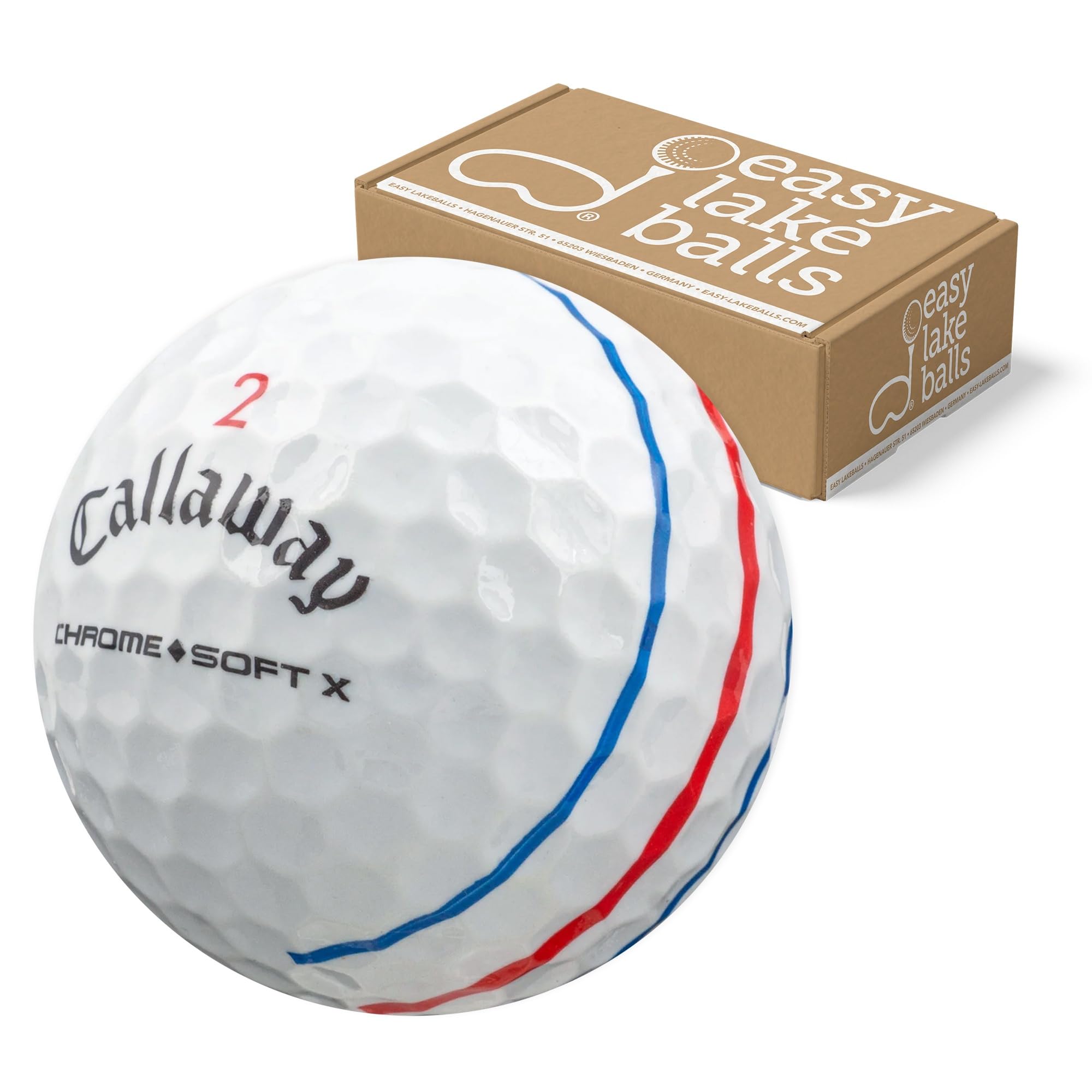 Callaway Golfbälle Golfbälle 50er Lakeballs – AAA/AA, Gebrauchsspuren möglich