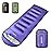 Atarashi Wide Sleeping Bags for Adults, Womens Sleeping Bags for Camping, Hiking and Outdoors, 3-4 Seasons Warm Cold Weather, Lightweight, Portable, Purple Large Size with Compression Sack, 40\'\'X87\'\'