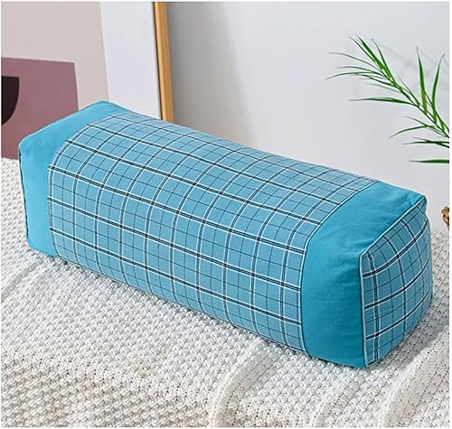 Vista 9 de Almohada de cuello de trigo sarraceno, almohada orgánica de trigo sarraceno para dormir, ajustable, transpirable para un sueño fresco, soporte Gris