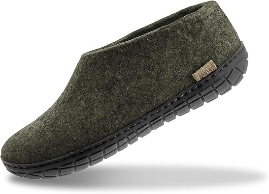 Glerups 100% quality wool mix Shoe Slipper with rubber sole - Unisex