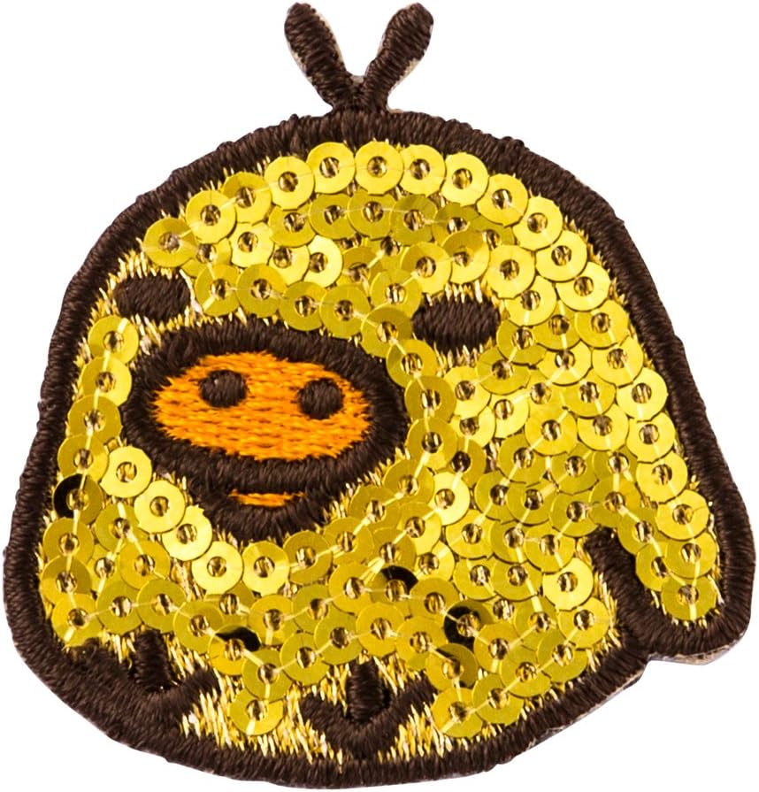 Minoda Rilakkuma sequin embroidery Dekoshiru Rilakkuma - Kiiroitori S04R8794