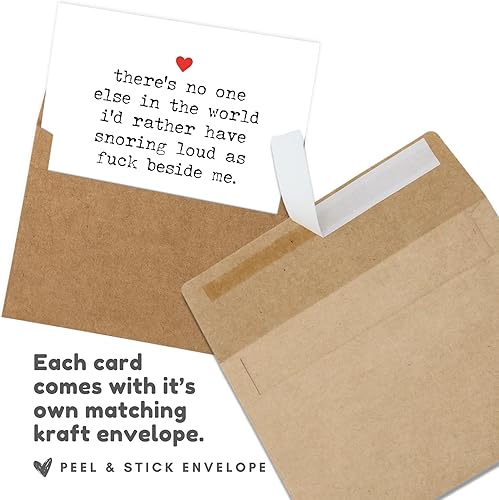 Miniatura 6 de Sleazy Greetings Divertida tarjeta del día de San Valentín para él, tarjetas de aniversario para marido, tarjeta de cumpleaños inapropiada para