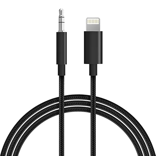 Miniatura 13 de Seulliya Cable USB C a conector de audio auxiliar de 3.5mm, cable auxiliar para iPhone17, cable estéreo de automóvil de tipo C a auriculares de