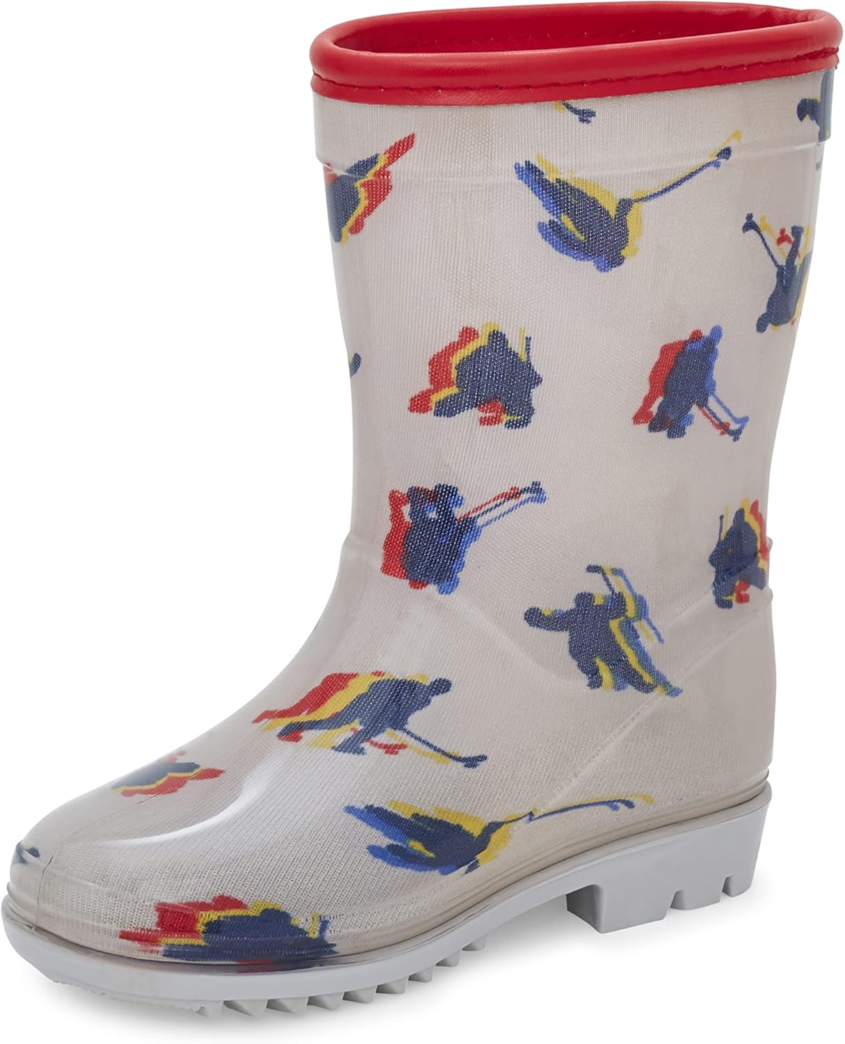 carter's Boy's Prime Rain Boot, Grey, 7 Toddler