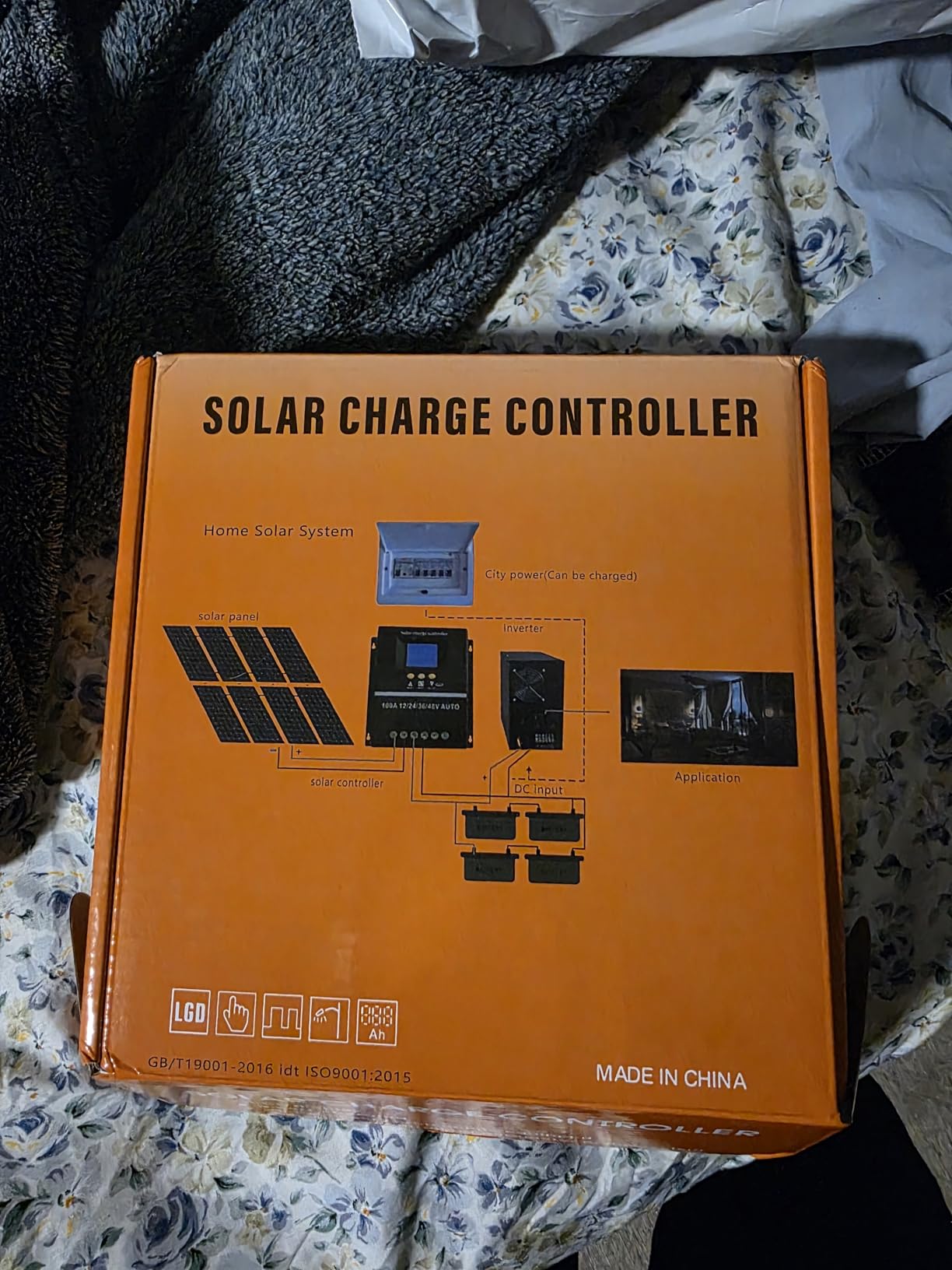 Régulateur Charge Solaire MPPT 100A 12V 24V 36V 48V Écran LCD Avec Double USB - SOGTICPS