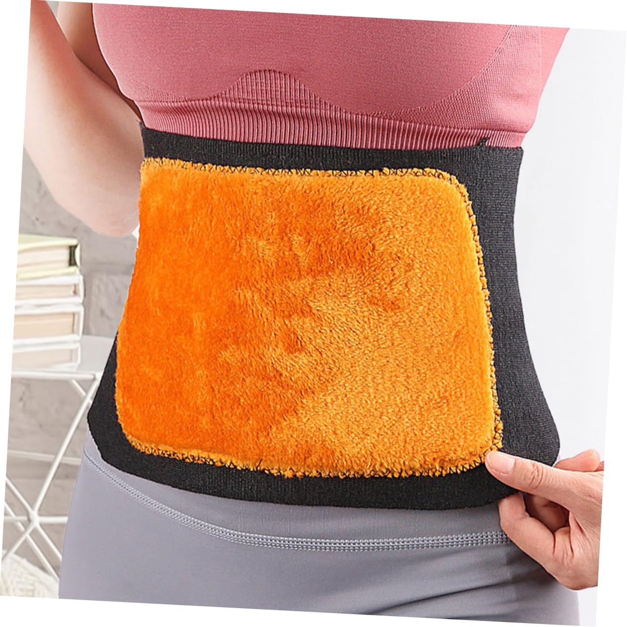 HOODANCOS Waist Wrap Postpartum Binder Lumbar Sleeve Warm Support Sports Waistband Comfortable Flexible Wrap