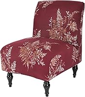 Vista 9 de Funda para Silla de Acento sin Brazos, Funda Elástica para Silla Súper Ajuste, Funda Protectora de Muebles para Silla sin Brazos para Sala de Estar