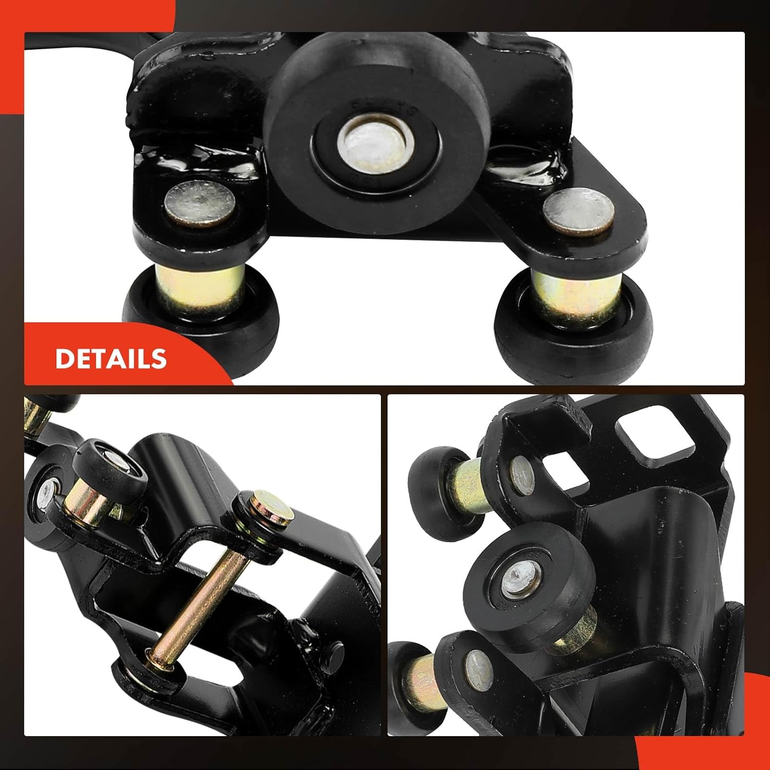 A-Premium Right Passenger Lower Sliding Door Roller Bracket Compatible with Chevrolet Express 1500, Express 2500, Express 3500, Express 4500 & GMC Savana 1500, Savana 2500, Savana 3500, Savana 4500