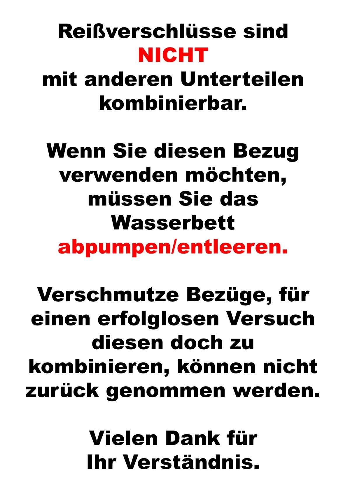 Frottee Wasserbettbezug Auflage Bezug Baumwolle für Wasserbett Rundumbezug (180 x 200 cm)
