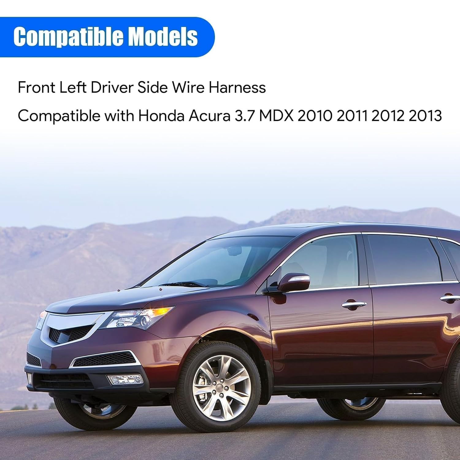32757-STX-A01 Wire Harness Front Left Driver Side Door Sub Wire Fit for Honda Acura MDX 2010-2013 Replace # 32757STXA01